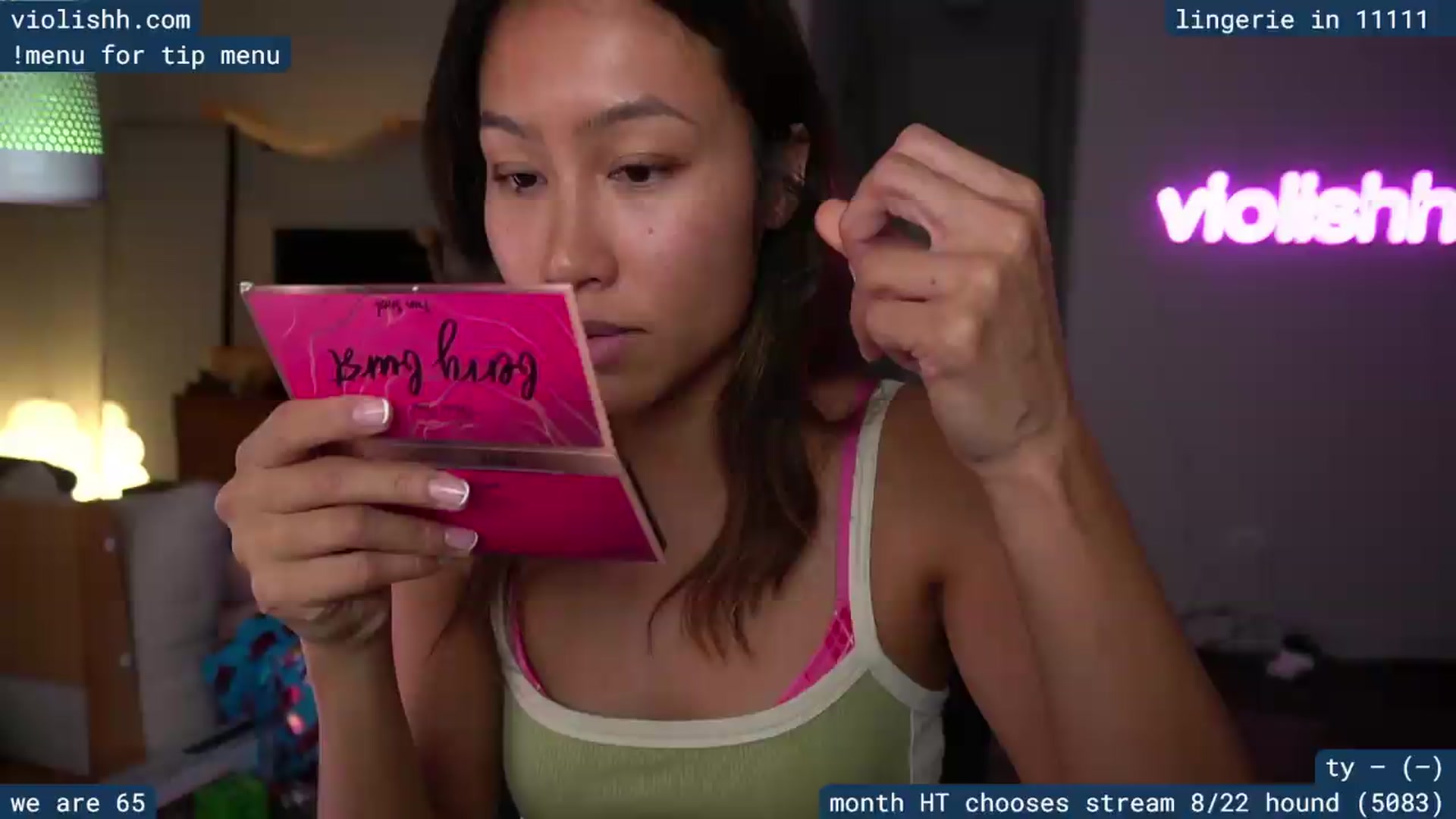 Gallery image thumbnail from violishh's myfreecams stream on, 08/24/2026, 07:10 image 4 of 20