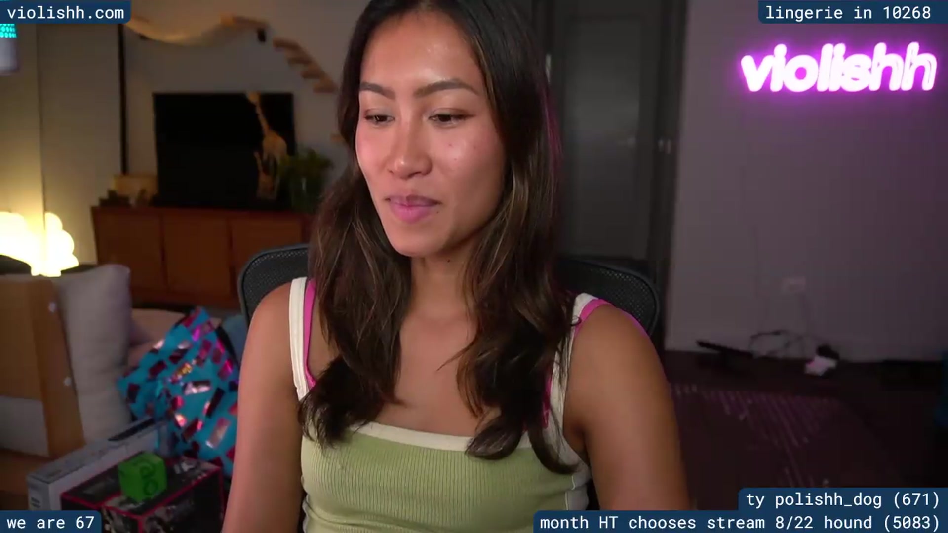 Gallery image thumbnail from violishh's myfreecams stream on, 08/24/2026, 07:10 image 13 of 20