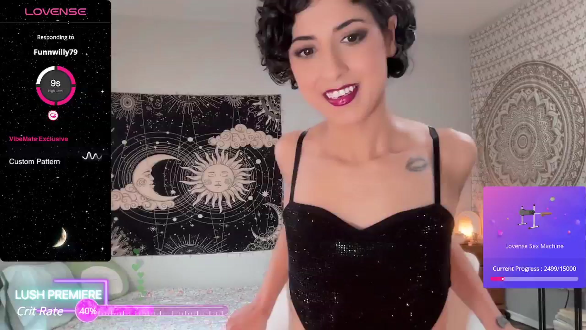 Gallery image thumbnail from wildmoon's myfreecams stream on, 12/08/2024, 20:56 image 9 of 20