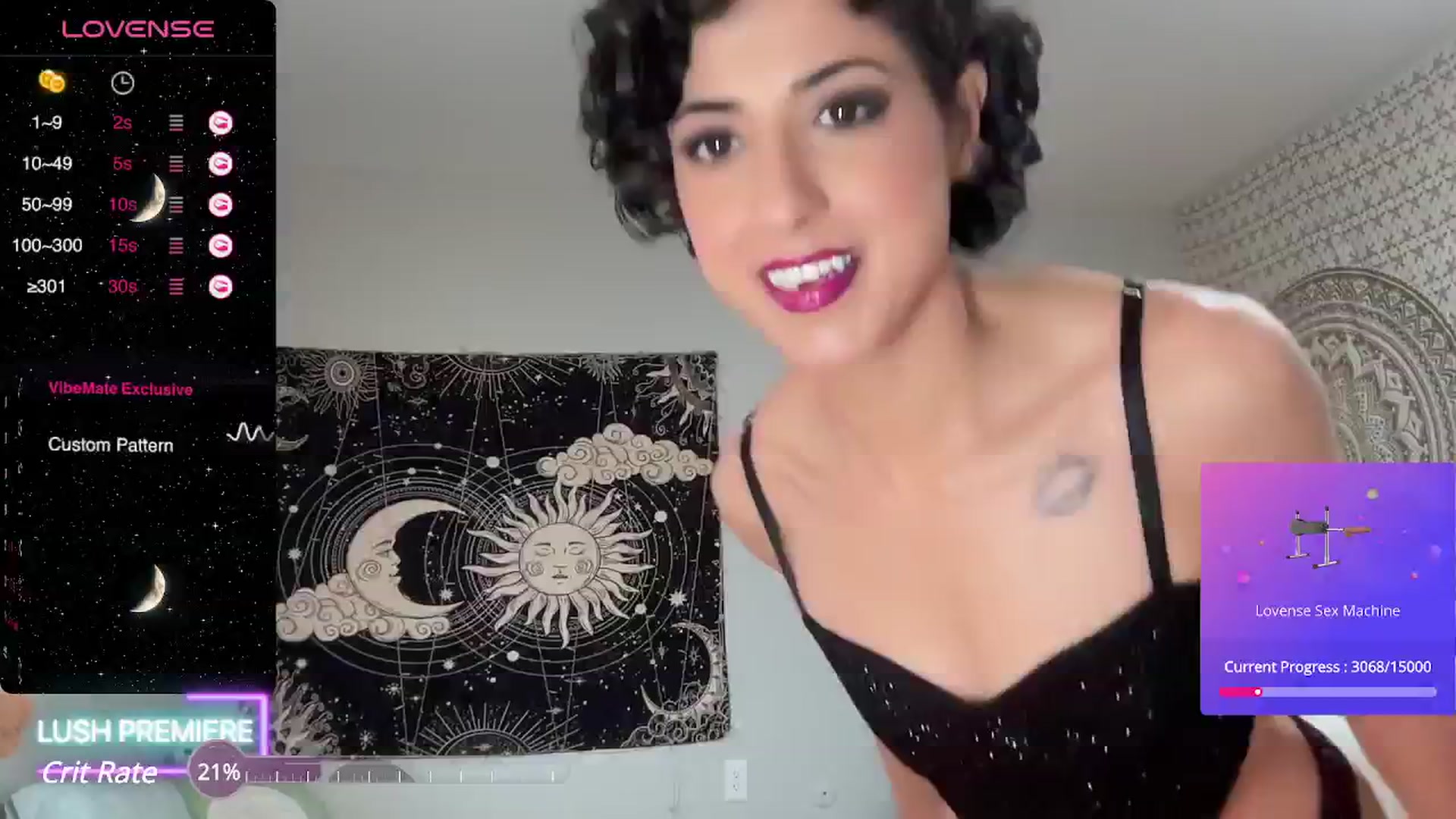 Gallery image thumbnail from wildmoon's myfreecams stream on, 12/08/2024, 22:01 image 6 of 20