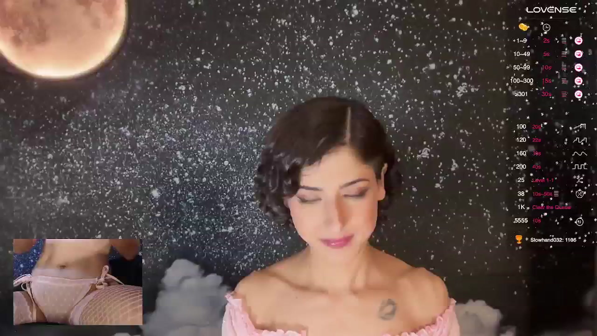 Gallery image thumbnail from wildmoon's myfreecams stream on, 02/01/2025, 08:38 image 1 of 20