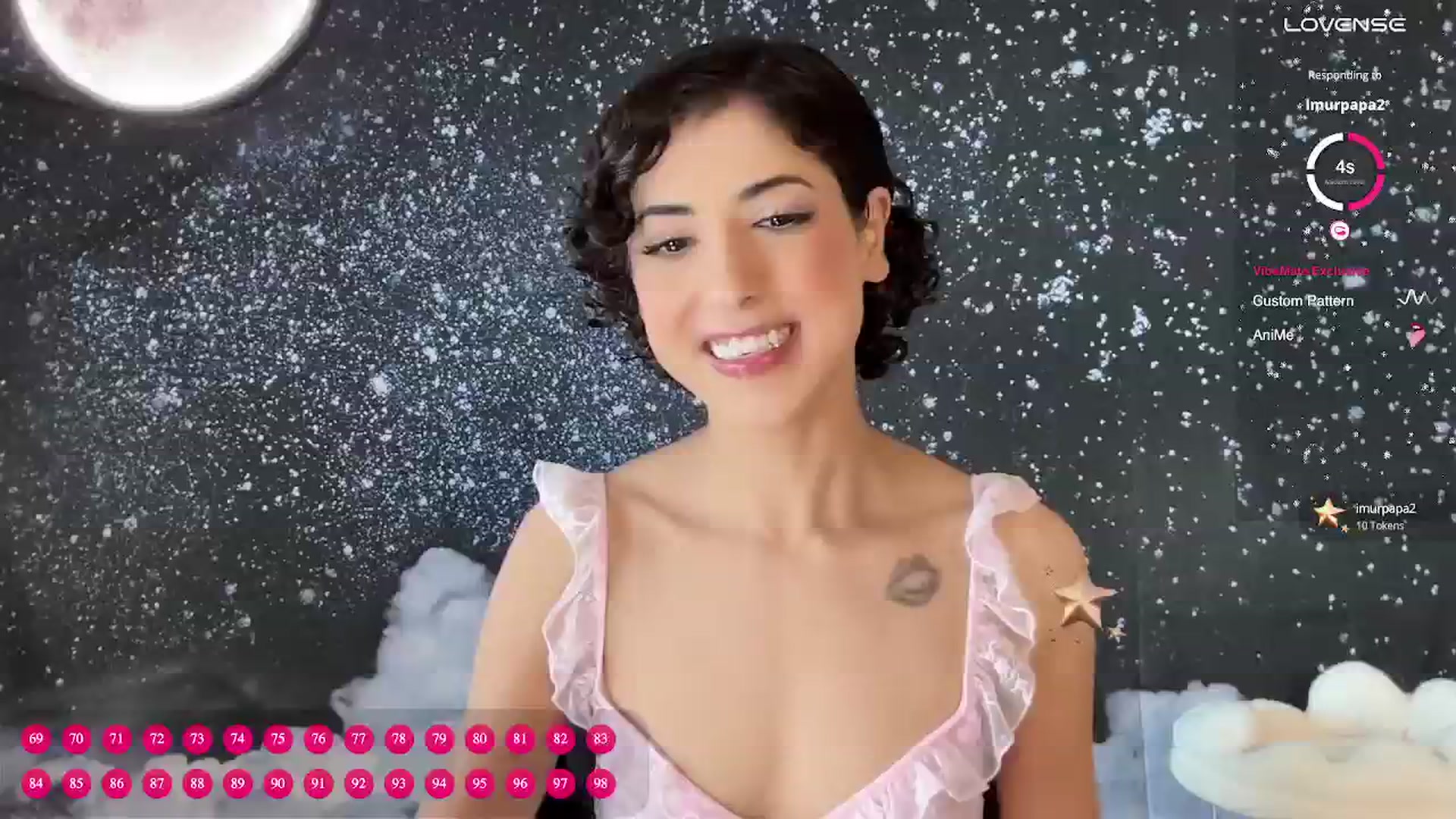 Gallery image thumbnail from wildmoon's myfreecams stream on, 02/24/2025, 14:48 image 6 of 20