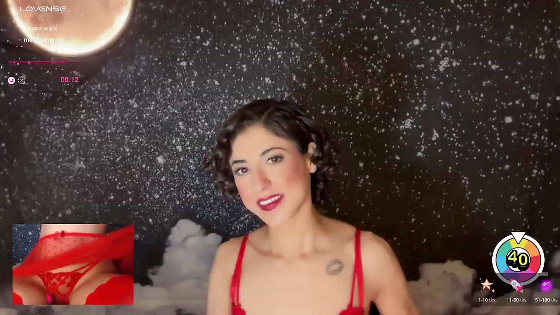 Gallery image thumbnail from wildmoon's myfreecams stream on, 03/13/2025, 10:28 image 18 of 20