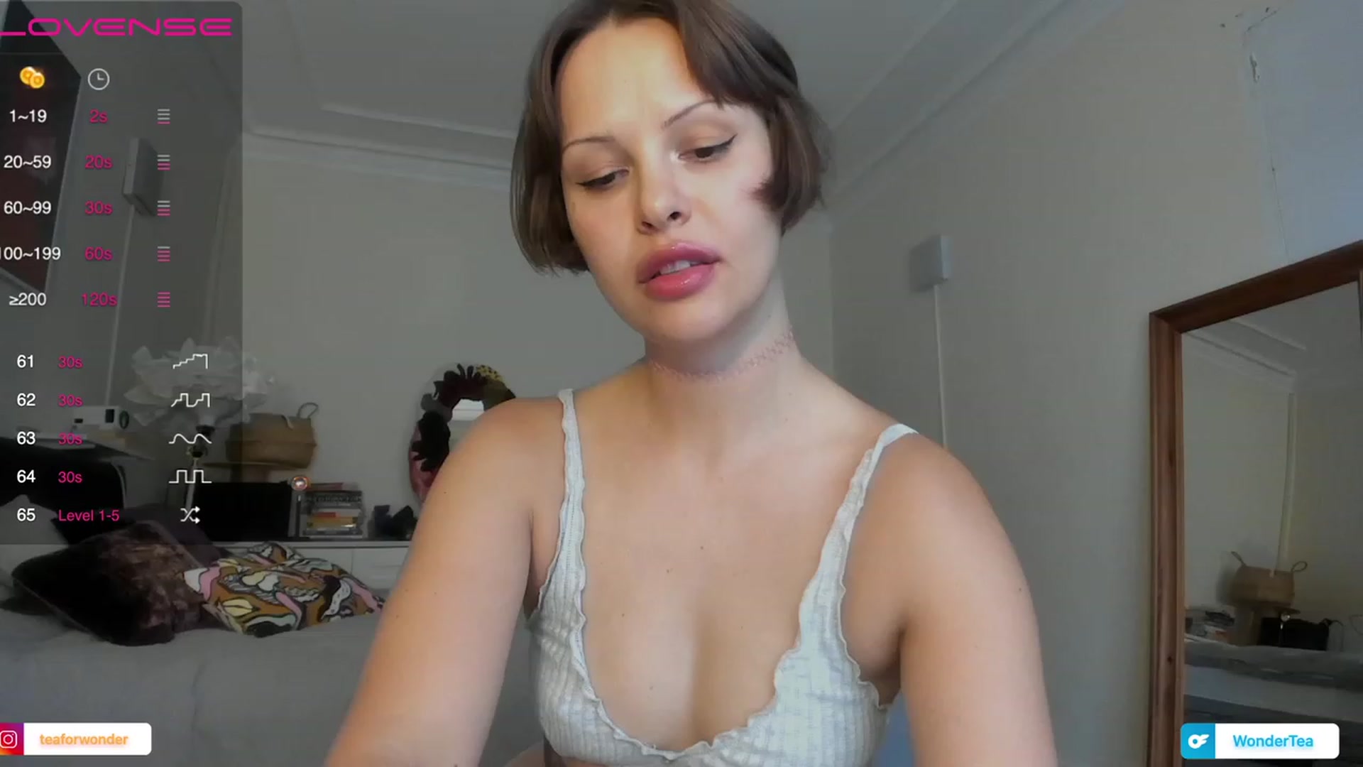 Gallery image thumbnail from wondertea's myfreecams stream on, 07/08/2023, 18:59 image 11 of 20