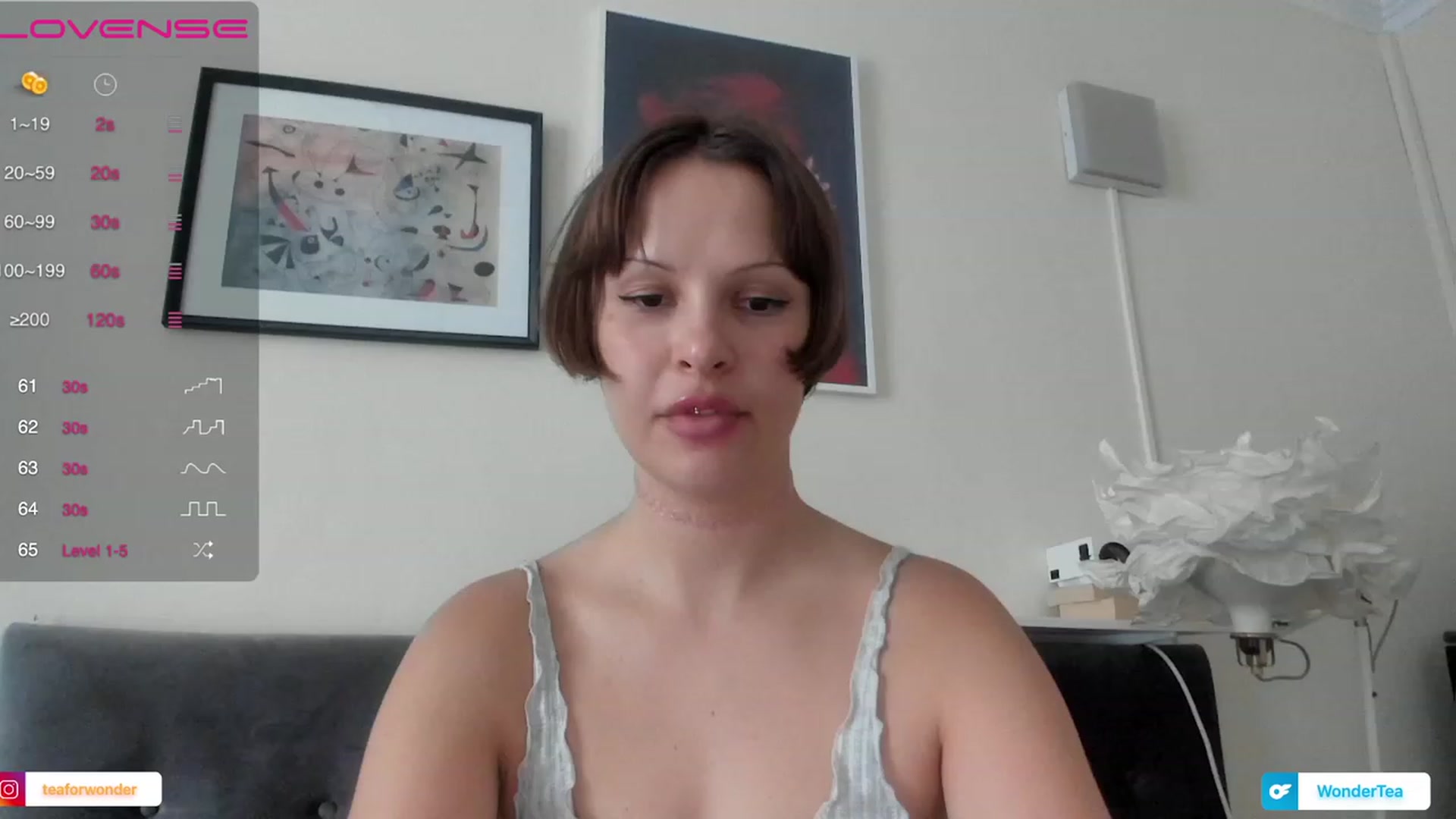 Gallery image thumbnail from wondertea's myfreecams stream on, 07/10/2023, 18:22 image 18 of 20