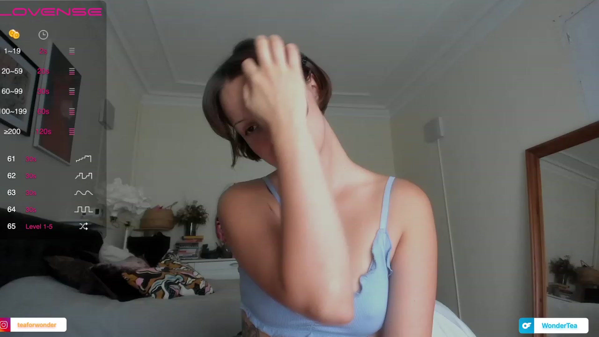 Gallery image thumbnail from wondertea's myfreecams stream on, 07/25/2023, 14:40 image 1 of 20