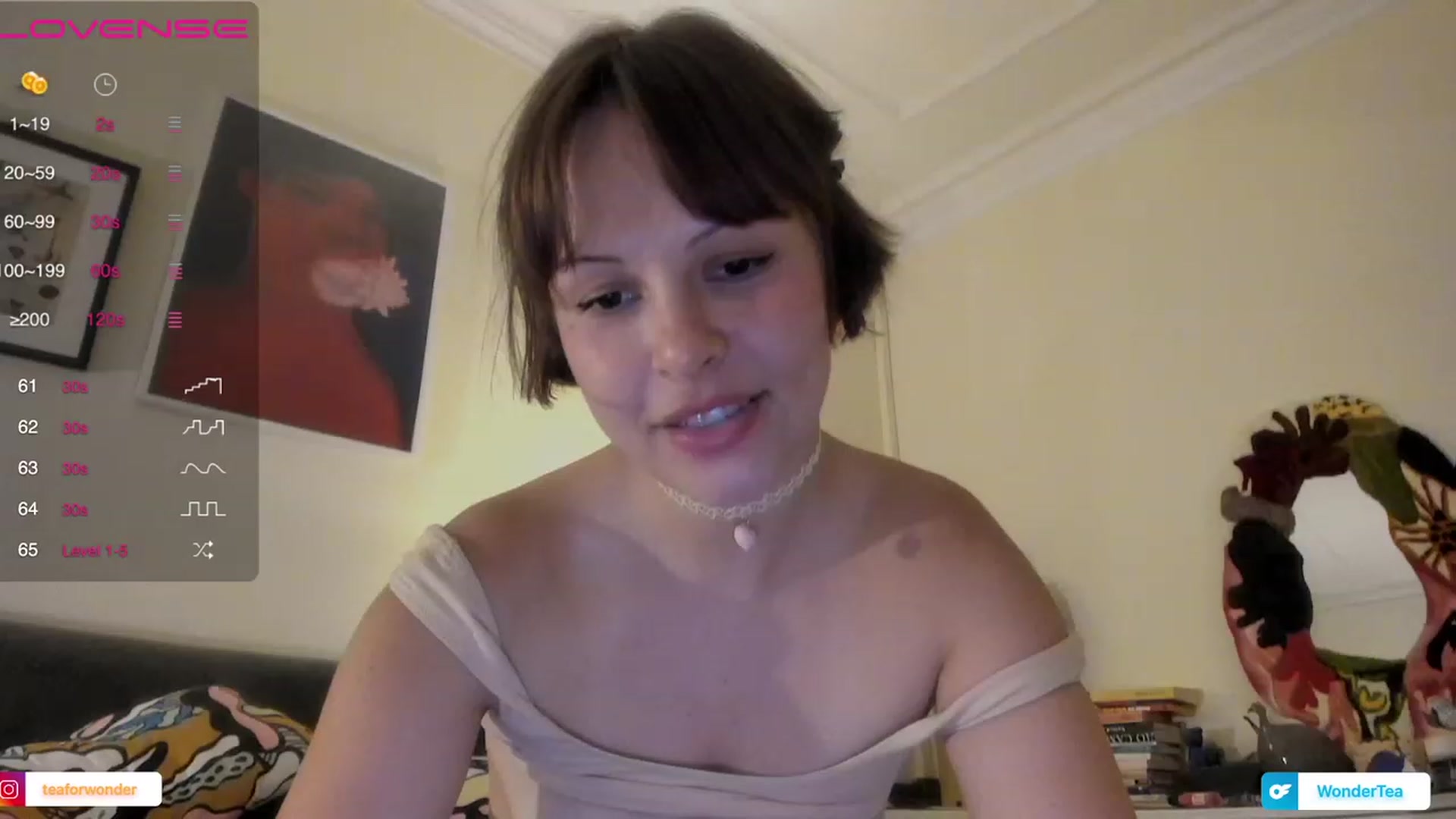 Gallery image thumbnail from wondertea's myfreecams stream on, 07/27/2023, 20:13 image 20 of 20