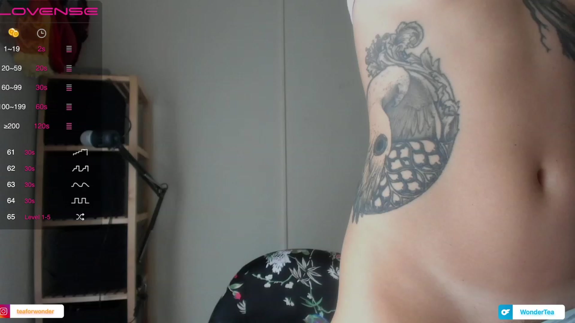 Gallery image thumbnail from wondertea's myfreecams stream on, 08/04/2023, 12:08 image 13 of 20