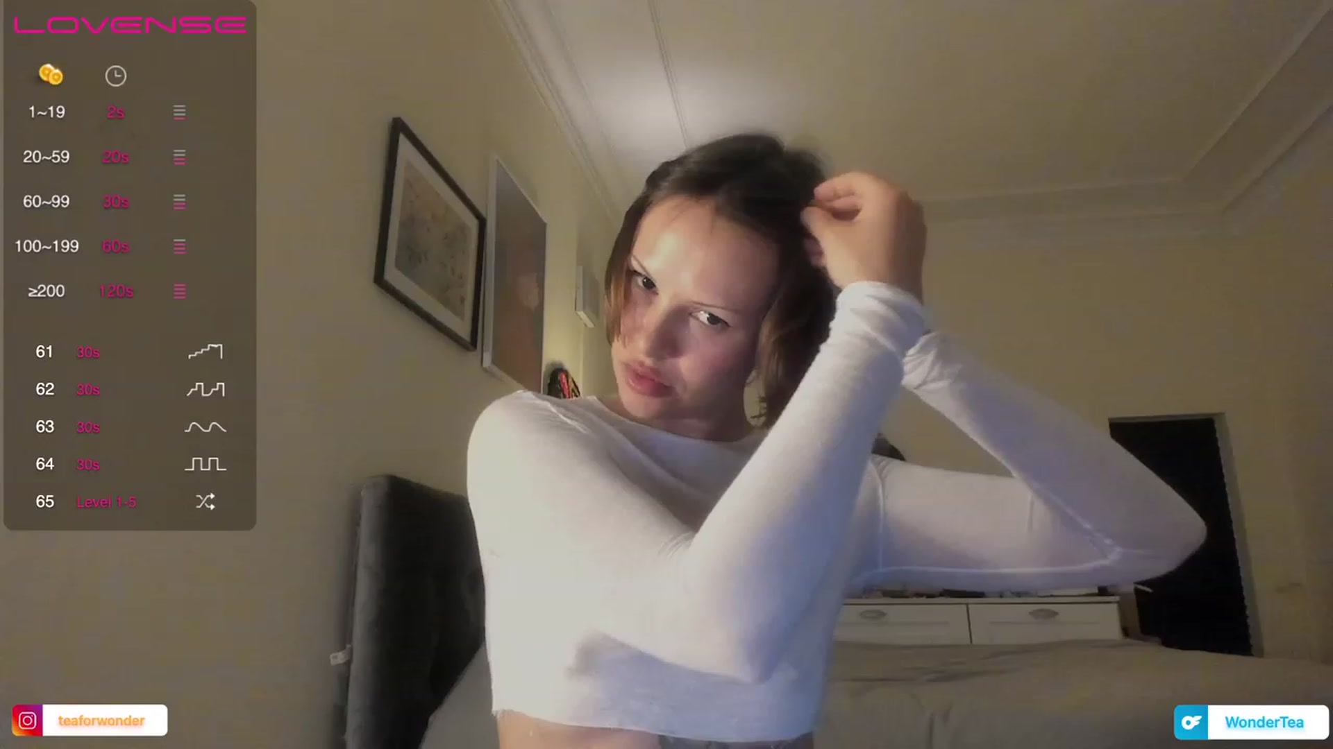 Gallery image thumbnail from wondertea's myfreecams stream on, 08/26/2023, 20:58 image 14 of 20