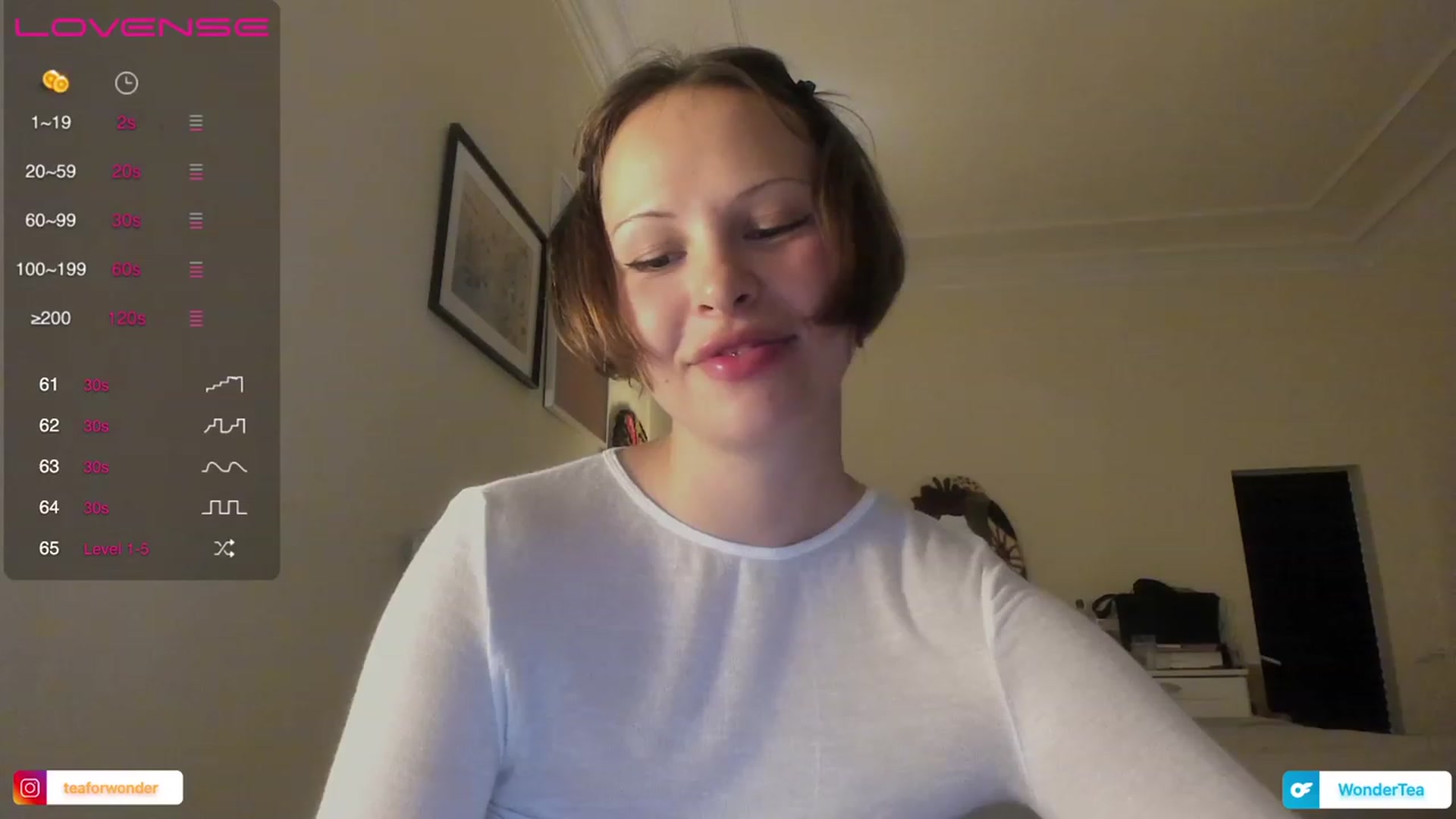 Gallery image thumbnail from wondertea's myfreecams stream on, 08/26/2023, 20:58 image 9 of 20