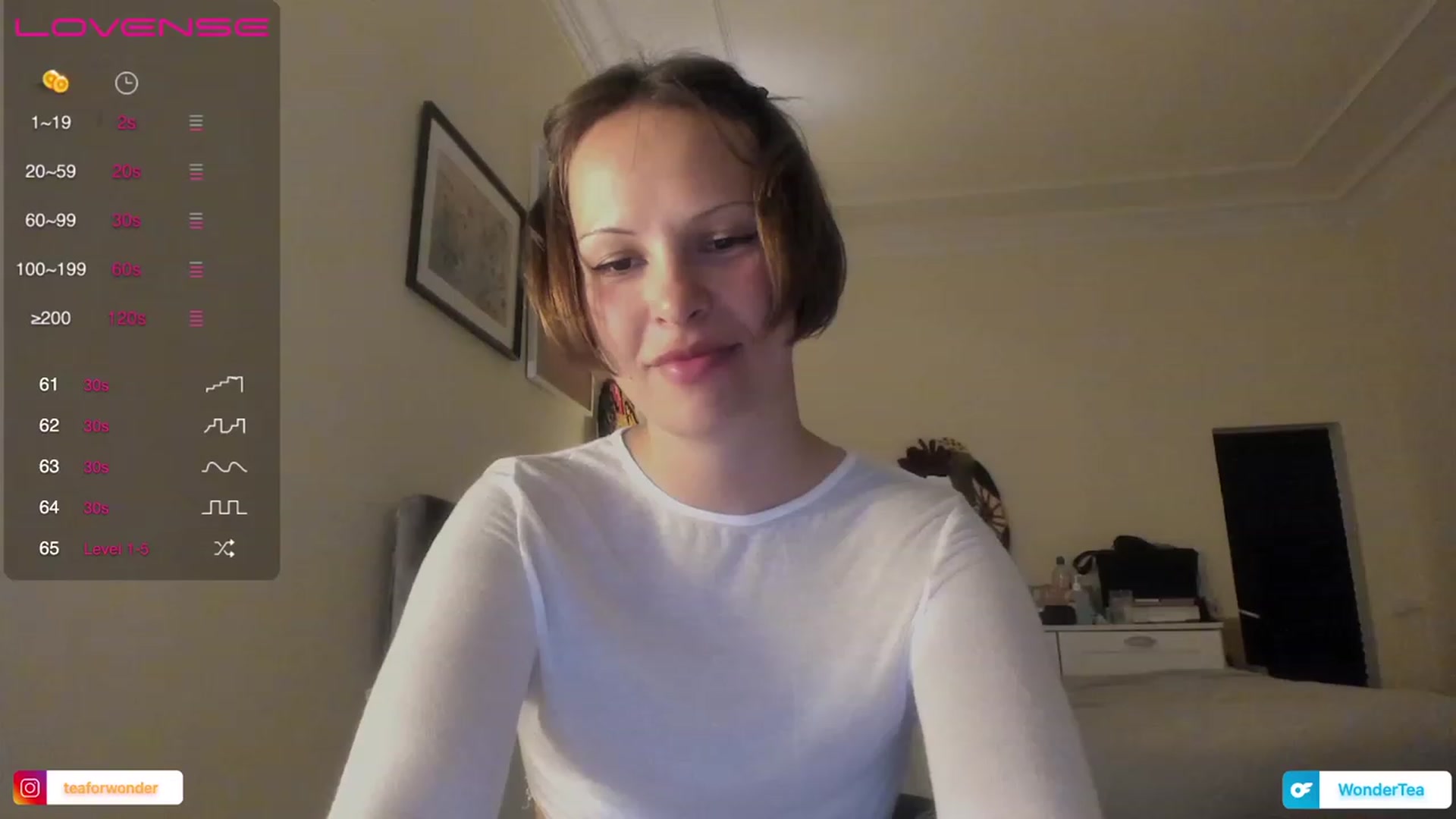 Gallery image thumbnail from wondertea's myfreecams stream on, 08/26/2023, 20:58 image 12 of 20