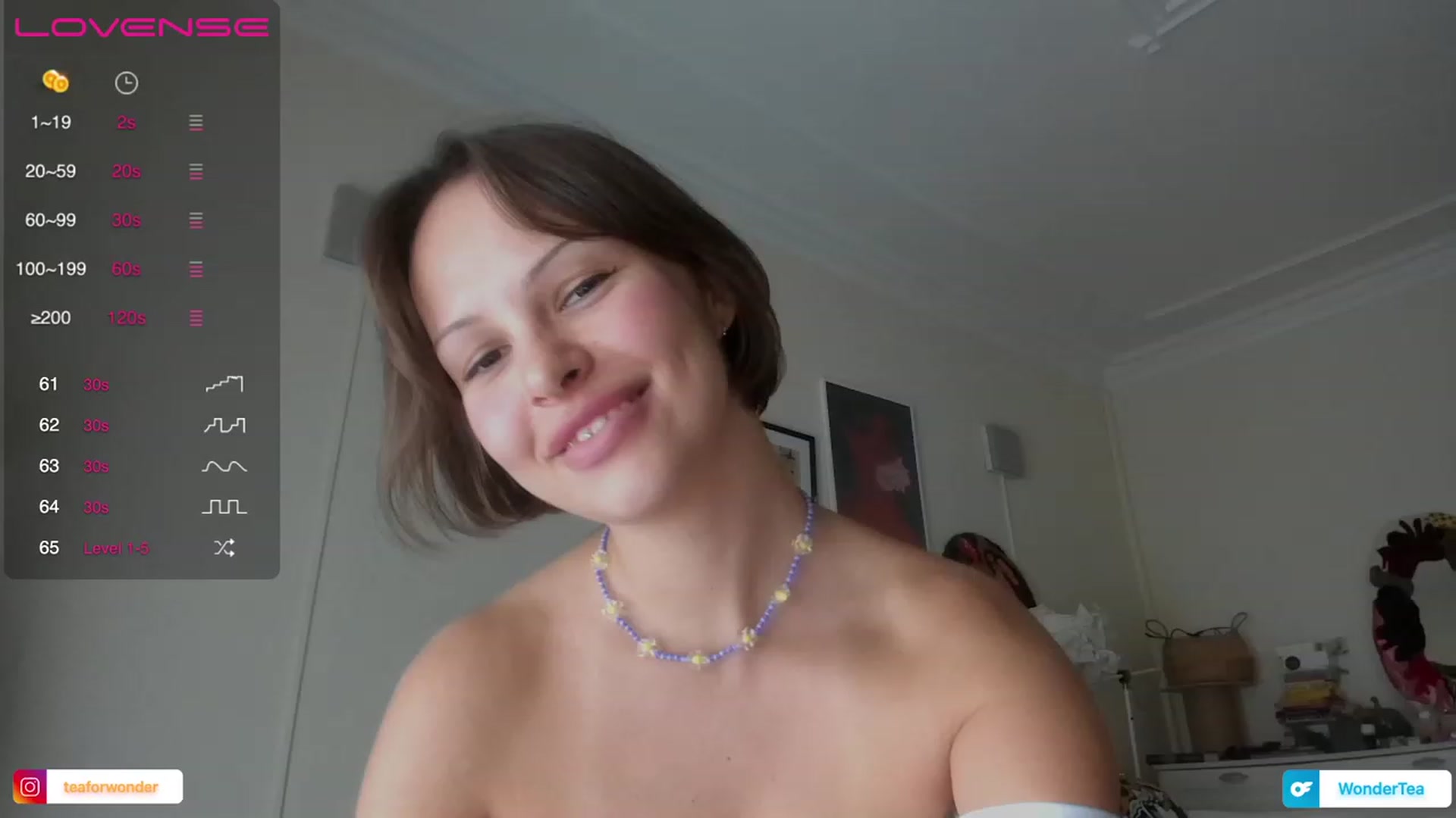 Gallery image thumbnail from wondertea's myfreecams stream on, 10/05/2023, 12:07 image 20 of 20