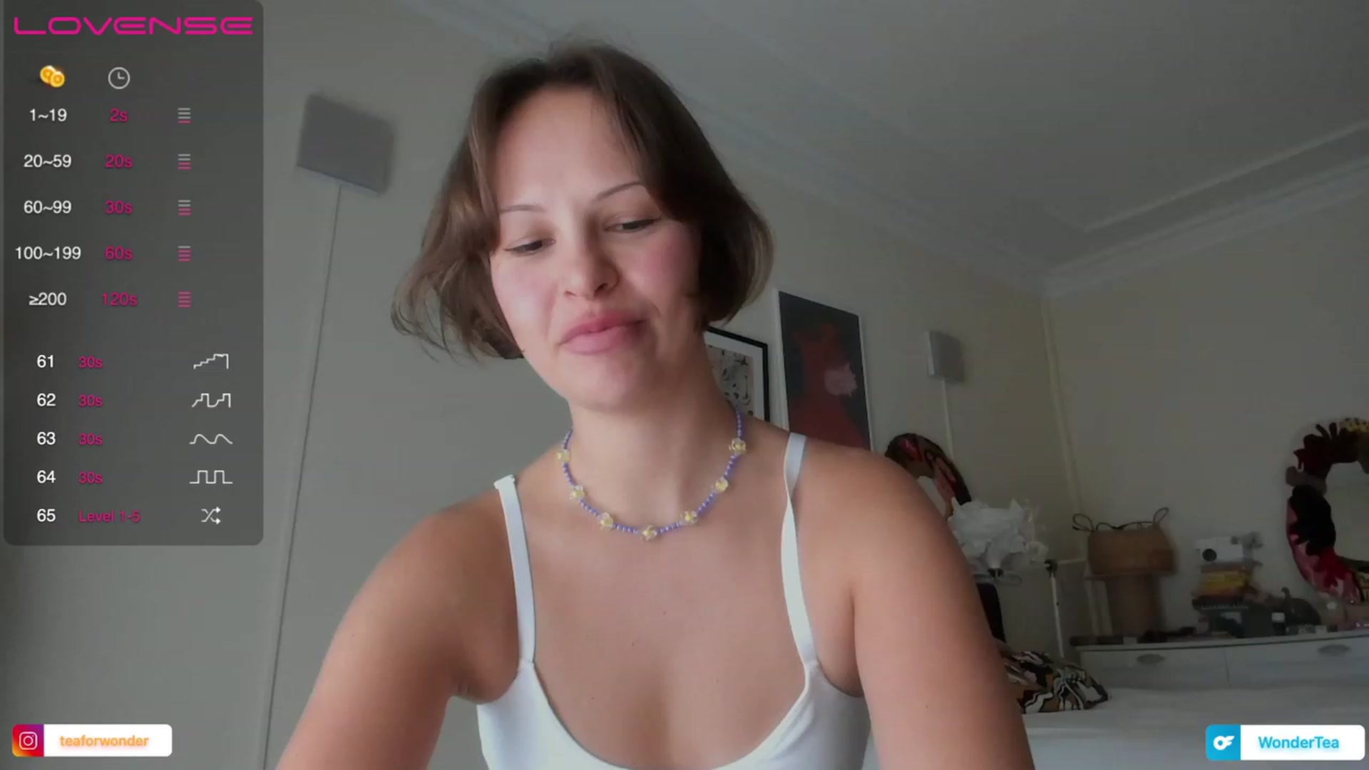 Gallery image thumbnail from wondertea's myfreecams stream on, 10/05/2023, 12:07 image 19 of 20