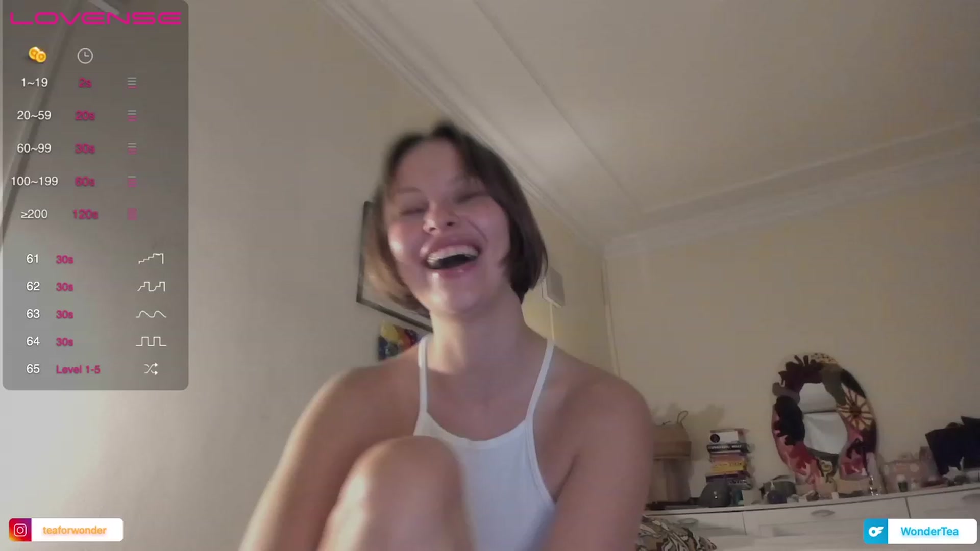 Gallery image thumbnail from wondertea's myfreecams stream on, 10/15/2023, 18:12 image 20 of 20