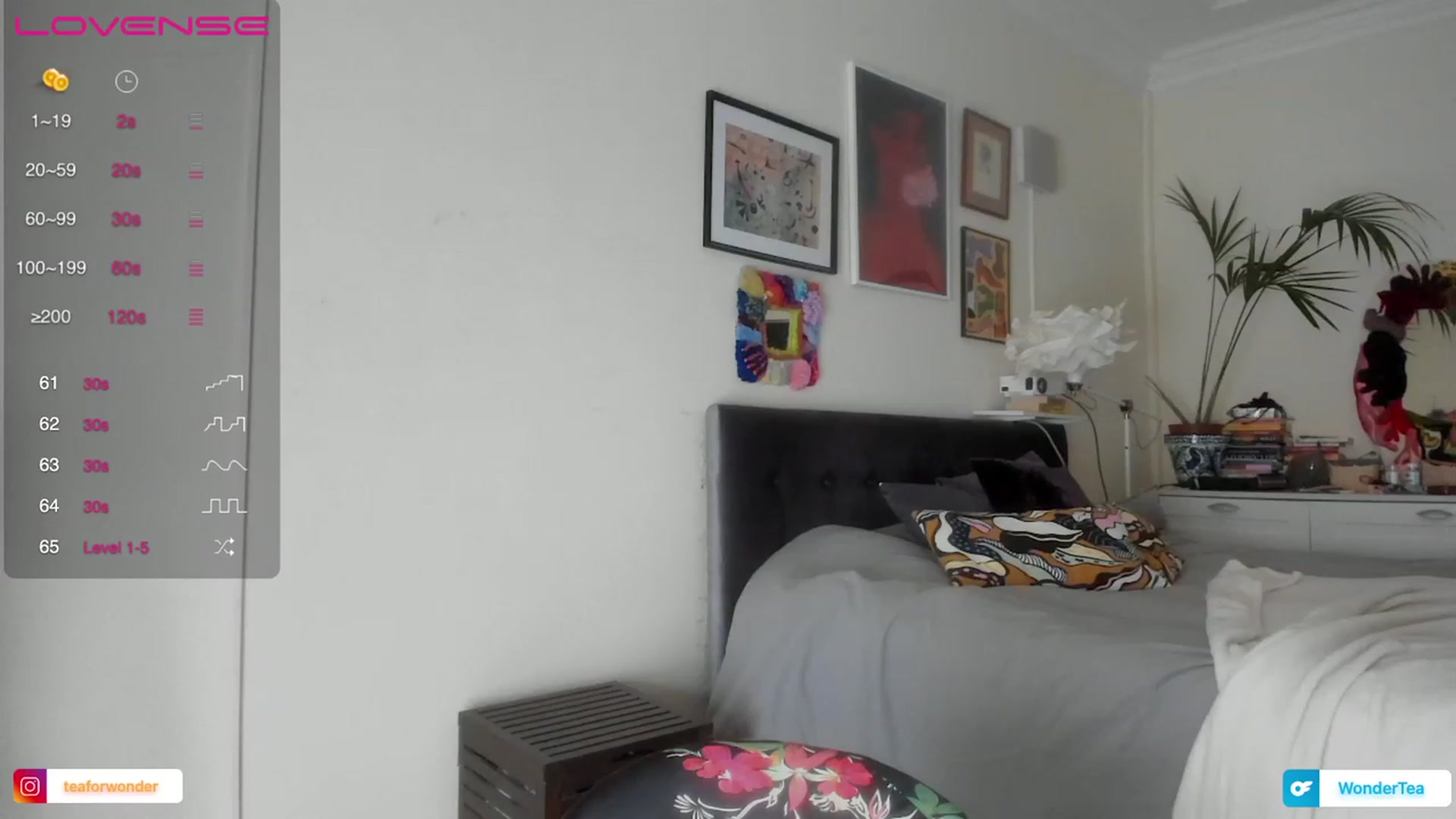Gallery image thumbnail from wondertea's myfreecams stream on, 12/01/2023, 13:30 image 16 of 20
